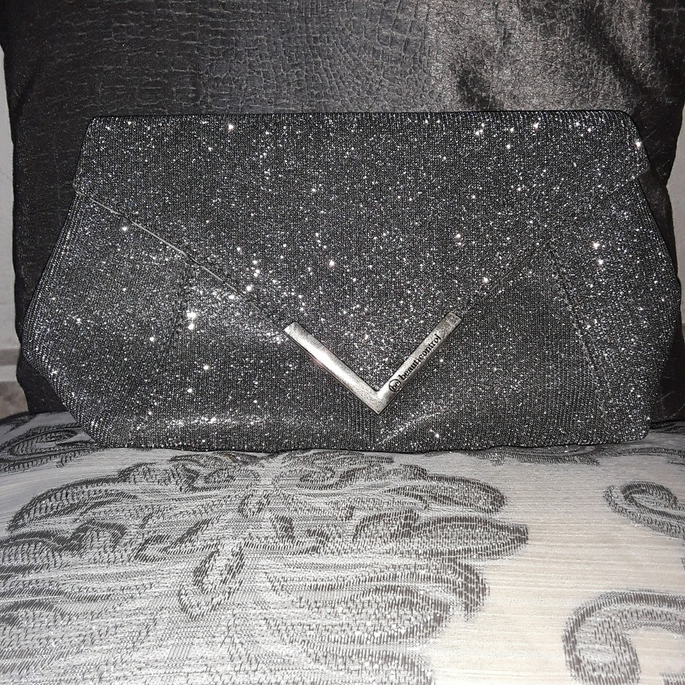 Silver Party Clutch